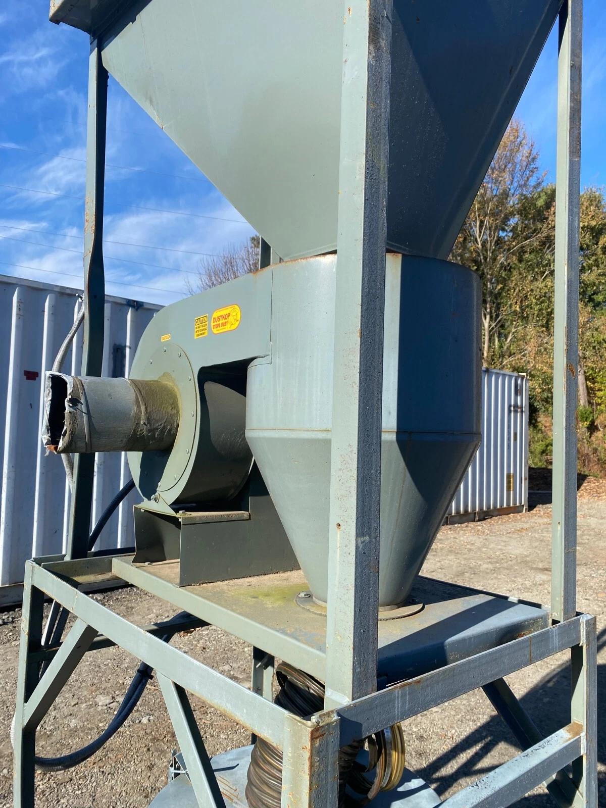 AGET Dustkop #11T51-D1-SP, Dust Collection System, 1.5 HP Baldor motor, 3500 RPM, 208-230/460 V. - Image 8