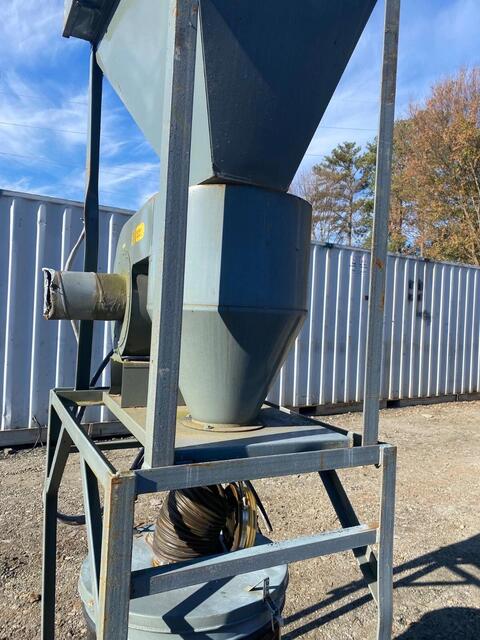 AGET Dustkop #11T51-D1-SP, Dust Collection System, 1.5 HP Baldor motor, 3500 RPM, 208-230/460 V. - Image 9