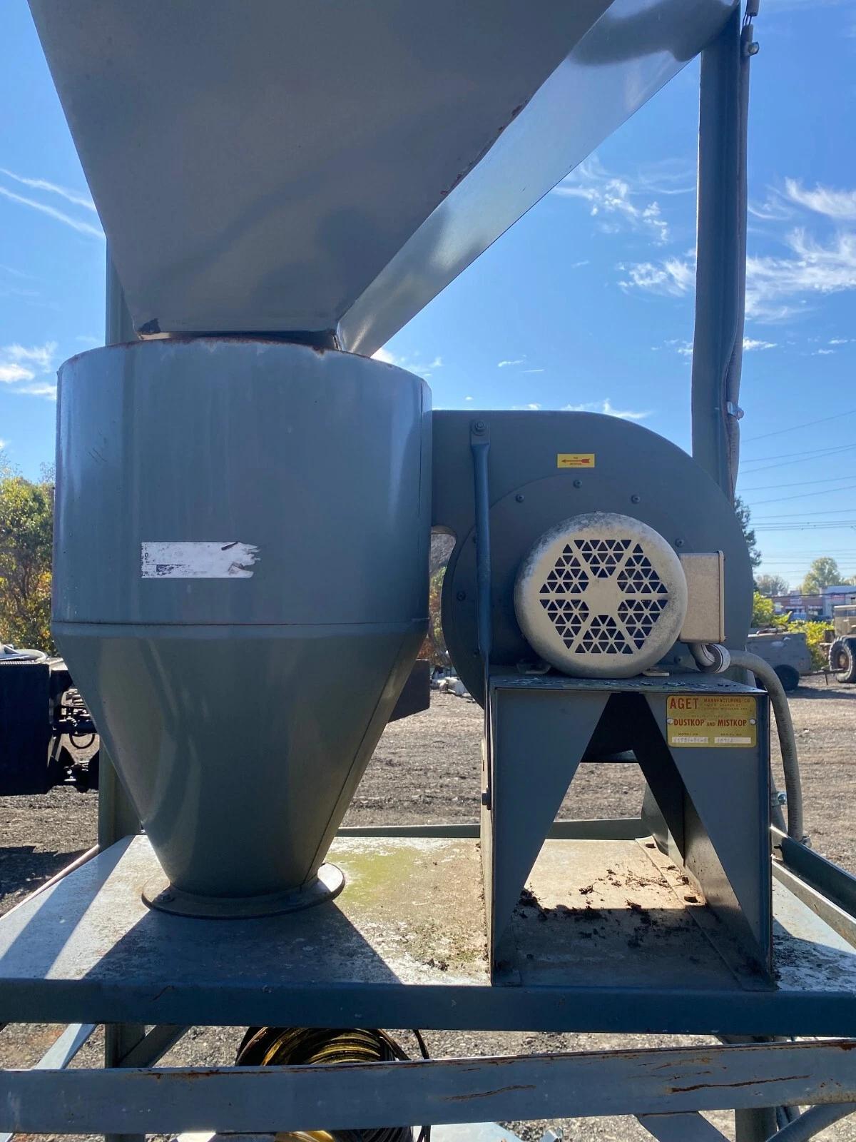 AGET Dustkop #11T51-D1-SP, Dust Collection System, 1.5 HP Baldor motor, 3500 RPM, 208-230/460 V. - Image 10