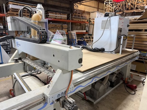 Weeke #Vantech510, CNC Router, 5' x 10' table, 122" x 61" x 9.6" travel, 24k RPM, 16 HP, 8 ATC, 480 V., PC85T - Image 1