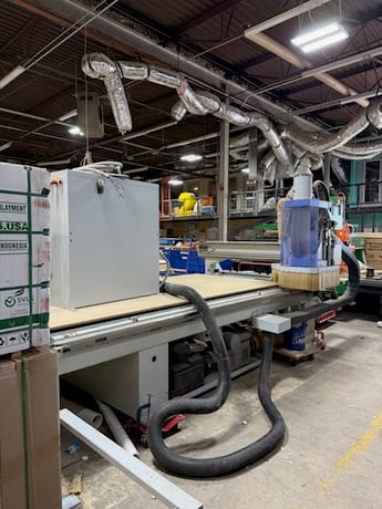 Weeke #Vantech510, CNC Router, 5' x 10' table, 122" x 61" x 9.6" travel, 24k RPM, 16 HP, 8 ATC, 480 V., PC85T - Image 4