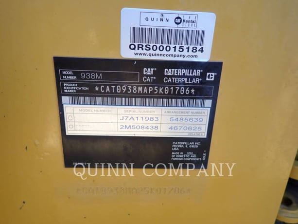 Cat 938M, Wheel Loader, 5312 hours, S/N: P5K01706, 2021 - Image 6