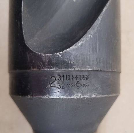 Cle-Forge USA 2-31/32 HS - 5MT SHANK TWIST DRILL - Image 9