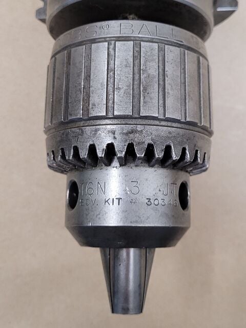 Jacobs 16N 3JT Ball Bearing Super Chuck w/ CAT 50 Holder - Image 3