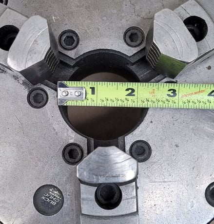 8" - 3 Jaw Buck Lathe Chuck 2083R - D1-6 - Image 4