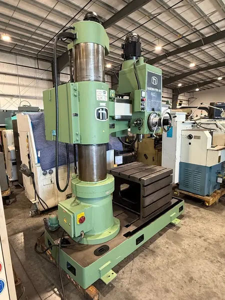 5' -15" Nardini #FRD-60, radial drill arm, #5MT, hydraulic clamping of arm and column - Image 3