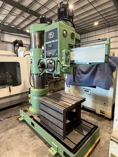 5' -15" Nardini #FRD-60, radial drill arm, #5MT, hydraulic clamping of arm and column - Image 4