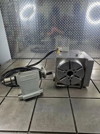 8.3" x 8" Haas #SHRT-210SPH, CNC rotary table, 4-Axis, 6" tailstock, pneumatic brake - Image 2