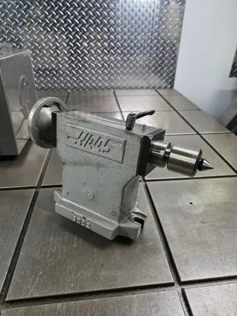 8.3" x 8" Haas #SHRT-210SPH, CNC rotary table, 4-Axis, 6" tailstock, pneumatic brake - Image 8