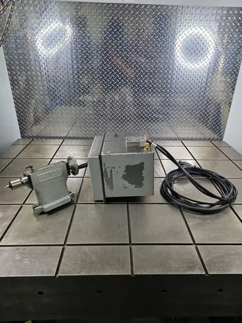 8.3" x 8" Haas #SHRT-210SPH, CNC rotary table, 4-Axis, 6" tailstock, pneumatic brake - Image 9