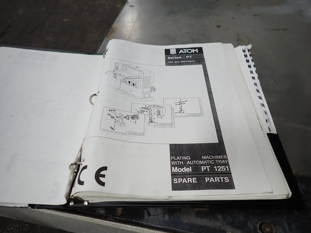 Atom #PT-1251, Plating Press, 25" x 4" capacity, 3 kW, 220 V, 1999 - Image 10