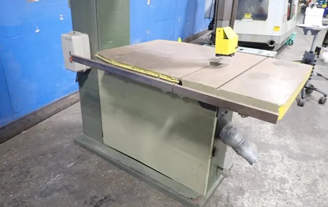 36" SCMI #900-SC, Vertical Band Saw, 46" x 31" Table, 3.7 kW, 1745 RPM, 230/460 V - Image 5