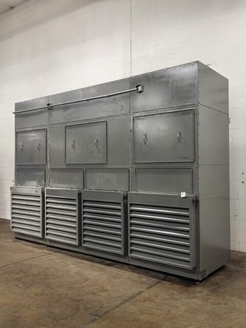 19200 cfm Global Finishing Systems Booth & Backdraft Dust Collector - Image 1