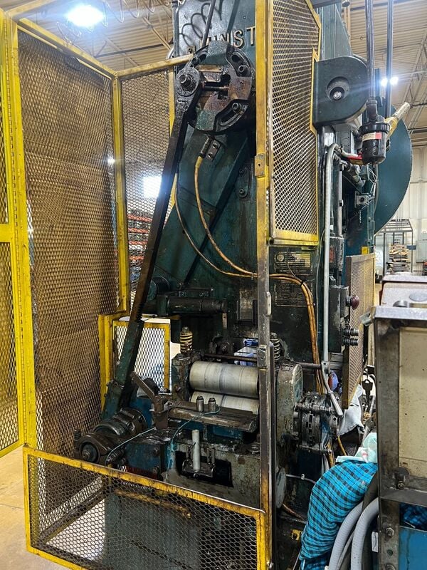 60 Ton, Minster #P2-60-36 Piecemaker, high speed straight side double crank, 3" stroke, 13.5" Shut Height, 3" - Image 6