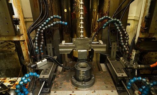 15 Ton x 72 stroke, Axisco #CHI-1518, CNC vertical broach, 4.33" hole diameter, hydraulic unit, 2019 - Image 7