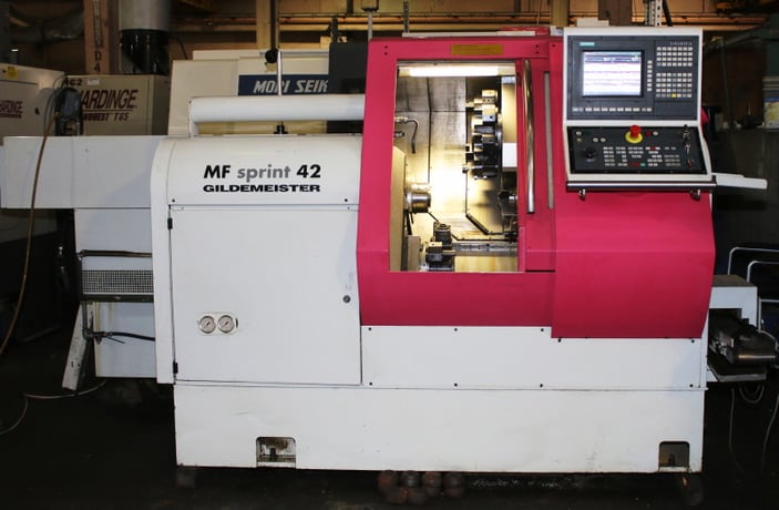 Gildemeister #MF-Sprint-42, Siemens 840C, 1.6" bar, live tl, subspdl, FMB BF, 2000, #153550 - Image 2