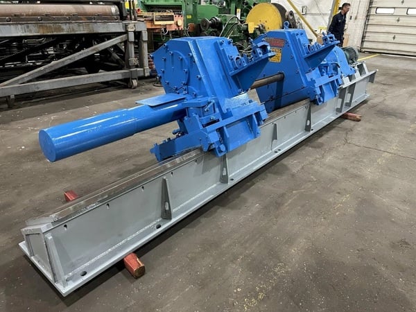 72" x 1/4" Butech, Dual Rotary Scrap Choppers, Carbon Steel, 13" arbor, 40 HP, AB PowerFlex 700, blades, 1995 - Image 2