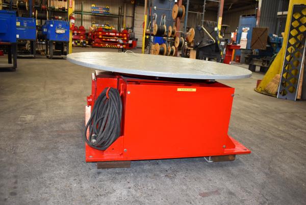 20000 lb. WeldWire #WWFT-20, floor turn table, 24.25" tbl height, hand pendant controller - Image 2