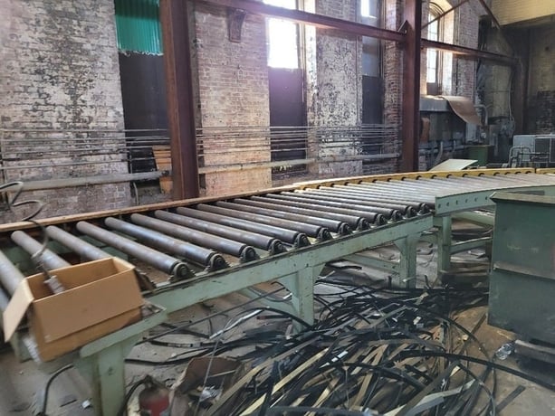 Coil Packaging Line, Braner, 65" width, 10000 lb., R to L, hydraulic down ender, banding table - Image 1