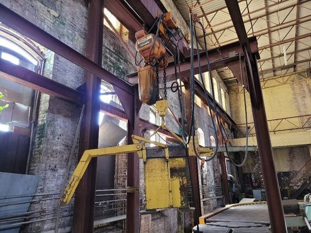 Coil Packaging Line, Braner, 65" width, 10000 lb., R to L, hydraulic down ender, banding table - Image 3