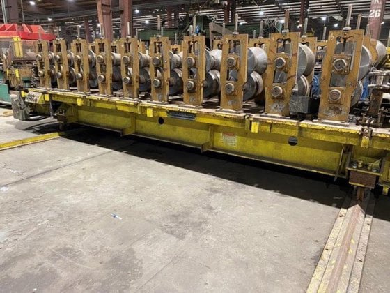 12 Stand, Bradbury #425, purlin duplex rollformer, 3-1/2" spindle diameter, 50 HP, 200 FPM - Image 1