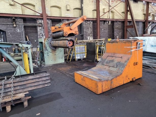 72" Delta slitting line, .020"-.250" thickness, 40000 lb., 20" ID, 72" OD, R to L, coil car, uncoiler - Image 6