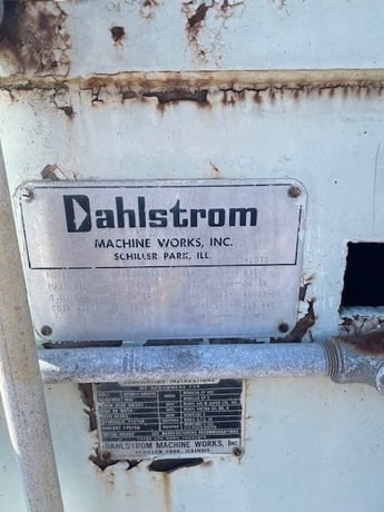 6000 lb. Dahlstrom, uncoiler, 4" -13" width, 62" outside dimensions, 18"-24" ID, powered hold down roll - Image 3