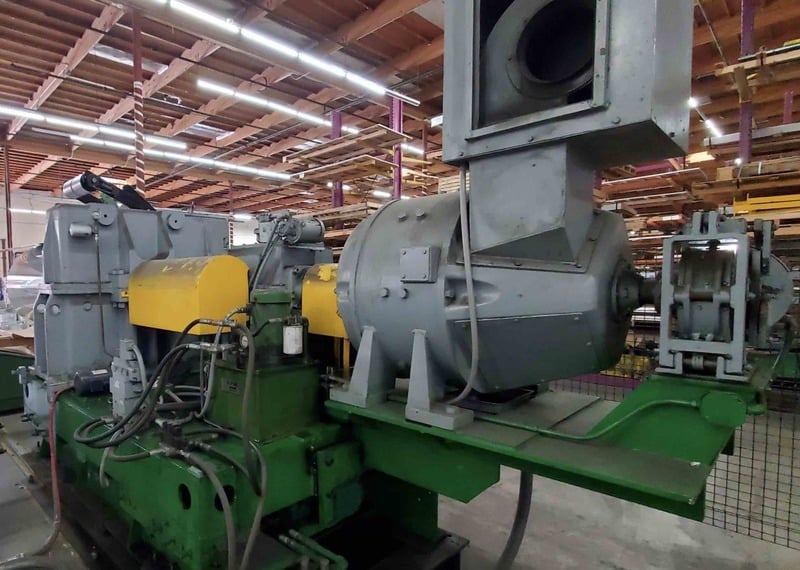 20000 lb. Production Machinery, mandrel uncoiler, 60" width, 15"-21" ID, 72" outside dimensions, hydraulic - Image 3