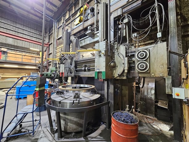 60" G.A. Gray #60-Series, Vertical Boring Mill, 72" max. swing, 272 RPM - Image 2