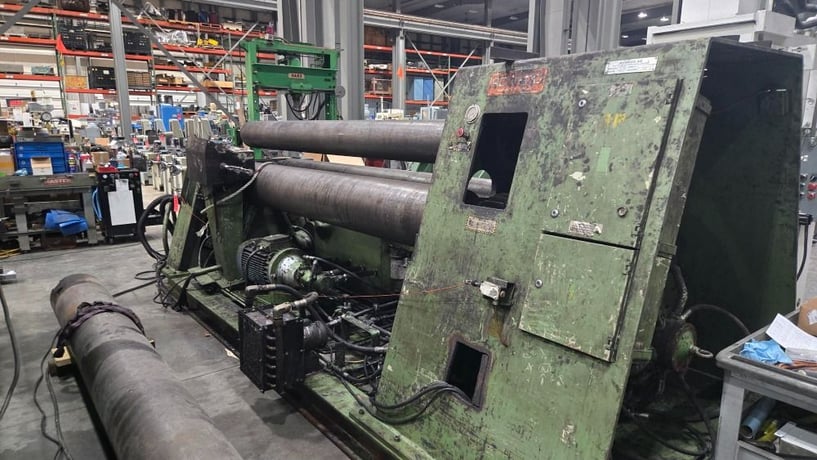 120" x 1" Roundo #PS360, 4-Roll Hydraulic Plate Roll, 14.5" diameter rolls, 10.5"/14.5" diameter top rolls - Image 3