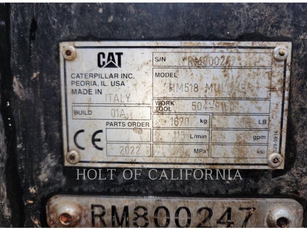 Caterpillar D1-12, Crawler Dozer, 1424 hours, S/N: XKF04100, 2023 - Image 8