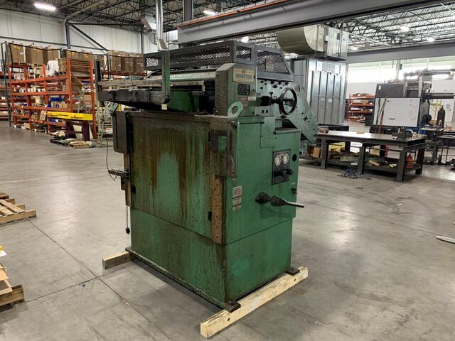 32" x .11" Minster #MEF5-32, servo feeder, 5" feed roll, entry cascade loop support rollers, adj passline - Image 6