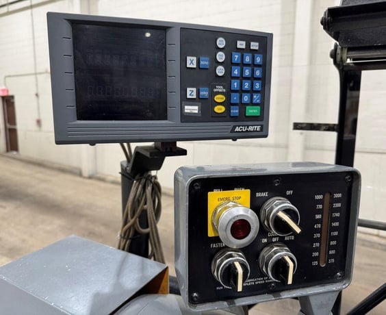 11" x 18" Hardinge #HLV-H, inch thread, 5C collet, compound cross, AcuRite digital read out system, 1990 - Image 3