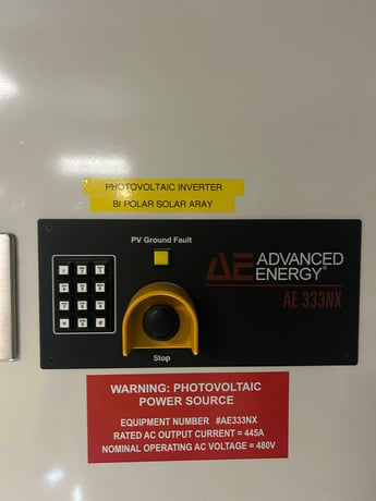 Advanced Energy Solaron #333NX, 333 kW Utility PV Inverter 480 VAC, 2014 - Image 3
