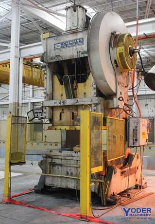 200 Ton, Clearing #200-P-701-2-PT, OBI 2 point press, 10" stroke, 21-1/4" Shut Height, 32 SPM, #63747 - Image 1