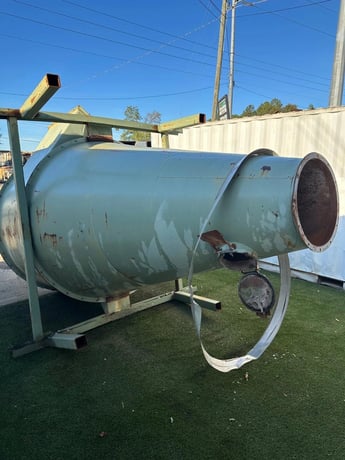 74" Packer Cyclone w/ Clean Out Hatch, 176" height, 103" cone - Image 5