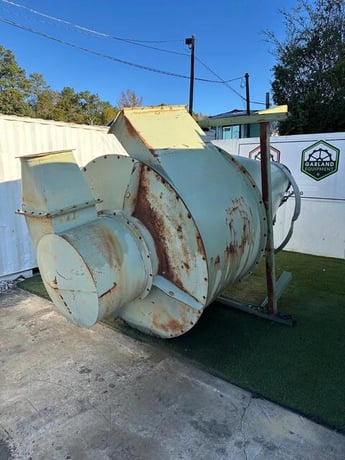 74" Packer Cyclone w/ Clean Out Hatch, 176" height, 103" cone - Image 6