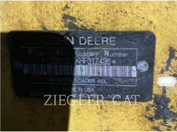 Deere & Co. 410J, Backhoe Loader, 3106 hours, S/N: HF317436, 2017 - Image 6