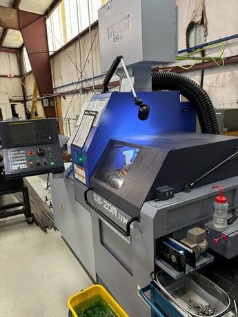Star #SB-20R-G, CNC swiss lathe, .78" capacity, 12' Iemca Ideal 326 automatic bar feeder, Fanuc 0I-TF, 2023 - Image 3