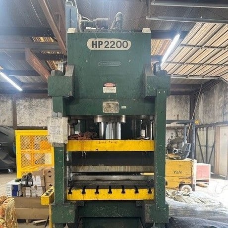 200 Ton, Greenerd #HC-200-60Y38, C-frame hydrauic press, downstroke type, 60" x 38" bed, 1980 - Image 1
