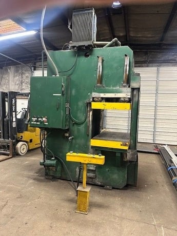 200 Ton, Greenerd #HC-200-60Y38, C-frame hydrauic press, downstroke type, 60" x 38" bed, 1980 - Image 3