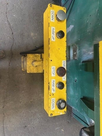 200 Ton, Greenerd #HC-200-60Y38, C-frame hydrauic press, downstroke type, 60" x 38" bed, 1980 - Image 8
