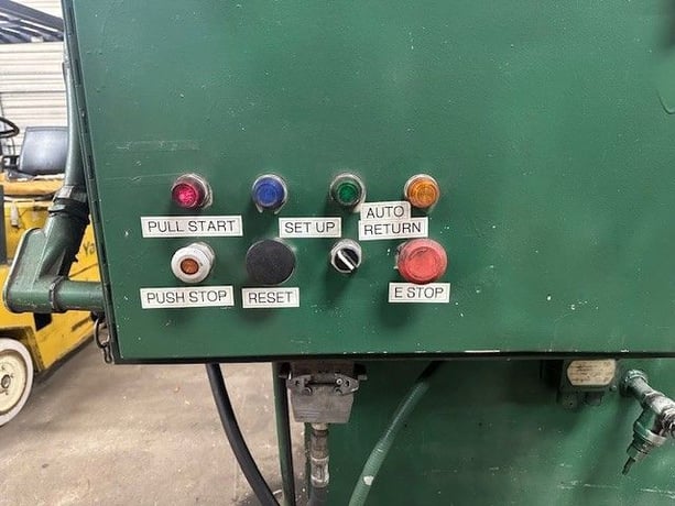 200 Ton, Greenerd #HC-200-60Y38, C-frame hydrauic press, downstroke type, 60" x 38" bed, 1980 - Image 10