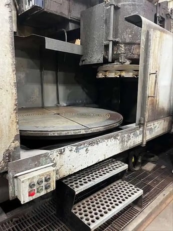 Blanchard #48-84, rotary surface grinder, 84" chuck, 42" segmented wheel, 3/4" chuck life, 1968 - Image 2