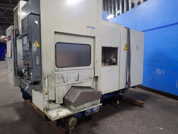 Mazak #MTV-515/40N, CNC Vertical Machining Center, w/Chip Conveyor, 640M Controller, (2) 21" x 51" T-Slot - Image 7