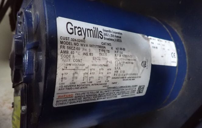 16" Everett Industries #165055, Saw, w/Graymills Pump, 2100 RPM, 230/460 V - Image 3