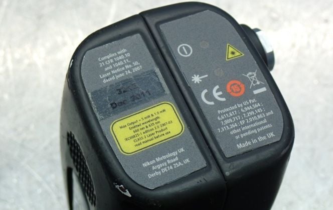 Nikon #MMDx200, Handheld Laser Scanner, Class 2, 5 mW/1.0 mW max Output, 660 nm/635 nm Wavelength - Image 8