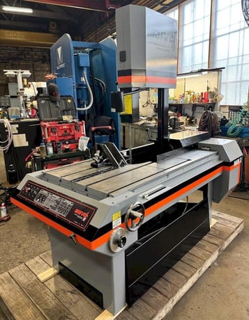 18" x 22" Marvel #Series-8-Mark-II, tilt frame vertical band saw, 14' 6" x 1" x .035" blade, 50-450 FPM, 2 - Image 1