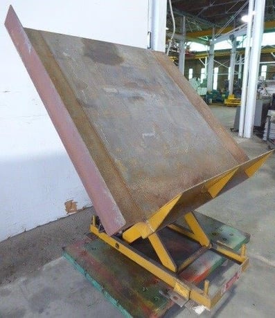 6000 lb. ECOA Hydraulic Lift/tilt Table, 60" x 65" platform, 10" Lowered, Pendant Control - Image 5
