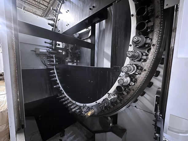 Mori Seiki #NHX-4000, CNC horizontal machining center, 60 automatic tool changer, 22" X, 22" Y, 26" Z, 12000 - Image 3